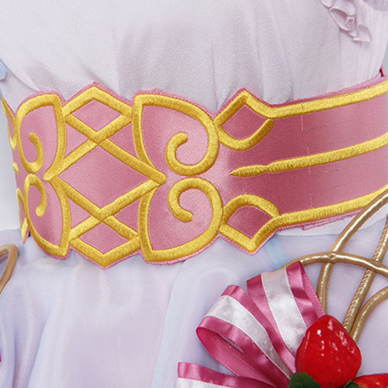 THE IDOLM@STER アイドルマスター 双葉杏 ティアードスカート イチゴ飾り 萌え萌え スカート コスプレ衣装 