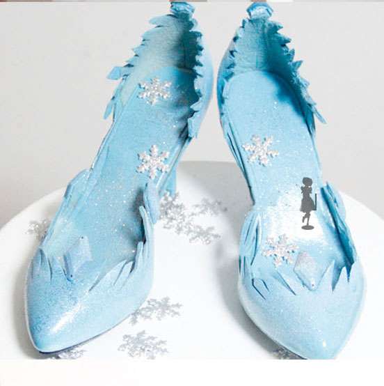 ディズニー アナと雪の女王 FROZEN アナの姉 エルサ コスプレ靴 コスプ ブーツ