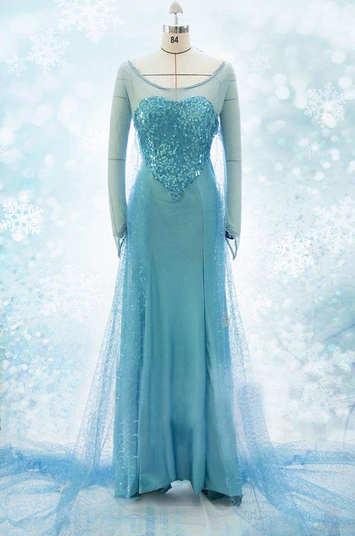 ディズニー アナと雪の女王 FROZEN アナの姉 エルサ コスプレ衣装 Elsa
